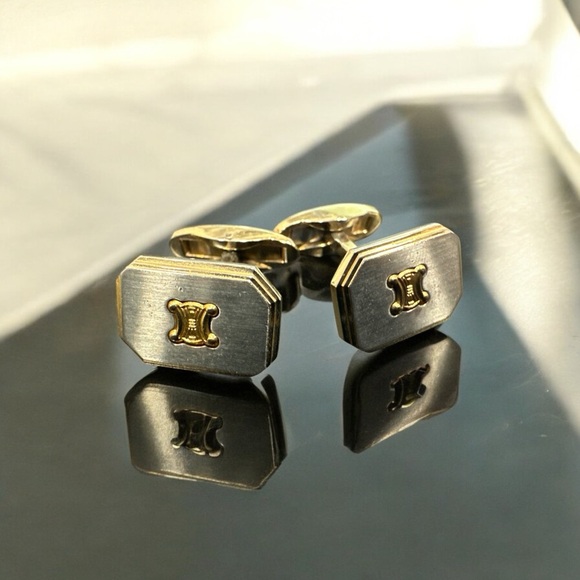 CELINE Tie Clip & Cuff Link Set - Picture 5 of 7